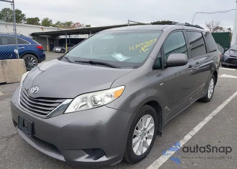 2016 Toyota Sienna Le 7 Passenger из США, поврежденный, VIN 5TDJK3DC1GS144667